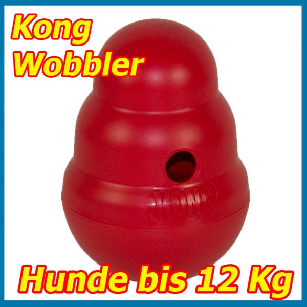 Kong Wobbler Futter Spielzeug Hund Snack Ball 16 cm NEU KONG WOBBLER